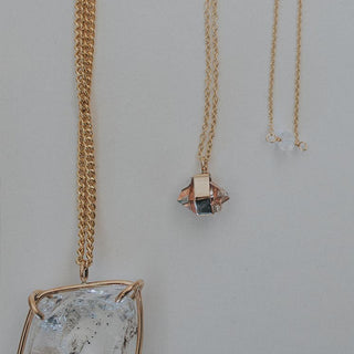 Tiny Herkimer Necklace