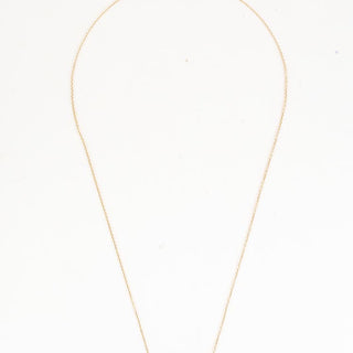 tiny dagger necklace in solid 14k gold