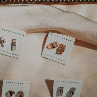 Imperial Topaz 14k Rose Gold Studs