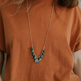 Good Karma Necklace - Chrysocolla & Labradorite