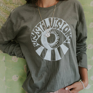 Long Sleeve Tee - Crystal Visions