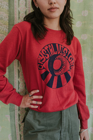 Challenger Pullover Sweatshirt - Crystal Visions