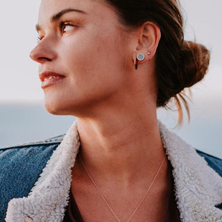 pink tourmaline slice prong set on solid 14k rose gold wire and chain delicate and dainty women's crystal necklace magical jewelry hand made haiku maui wings hawaii