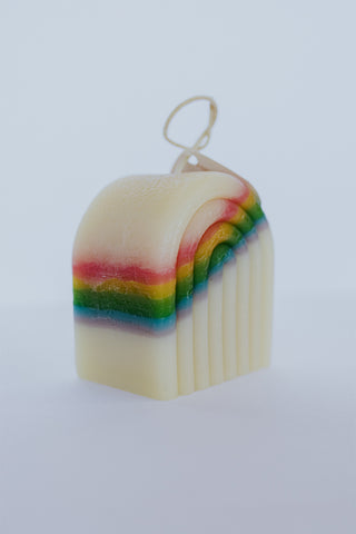 Big Rainbow Candle