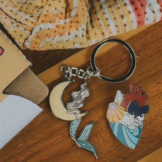 Wings Hawaii Enameled Keychains