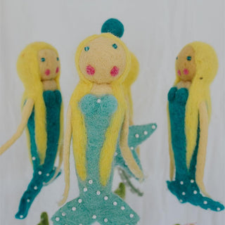 Felted Mobile - Mermaids