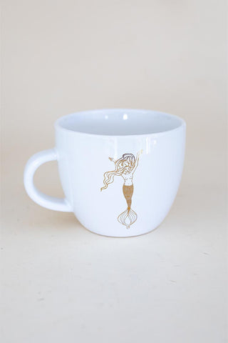 Aquarius Mermaid Mug - Gold