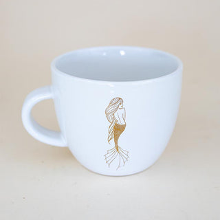 Virgo Mermaid Mug - Gold 16oz