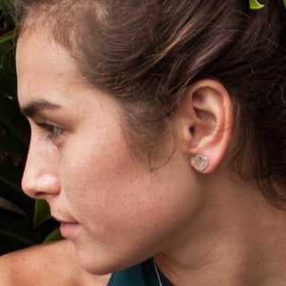 Monstera Leaf Studs