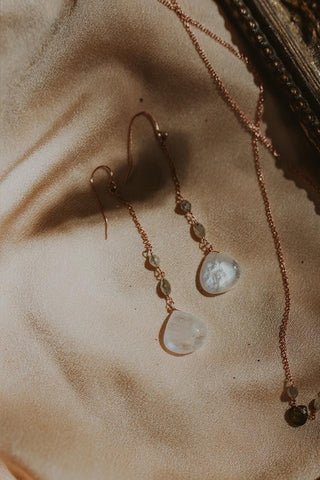 Good Karma Earrings - Moonstone