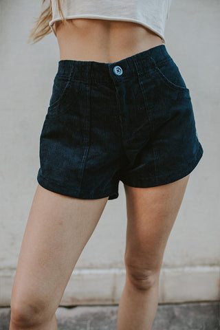 Retro Pocket Shorts - Navy