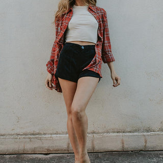 Retro Pocket Shorts - Navy