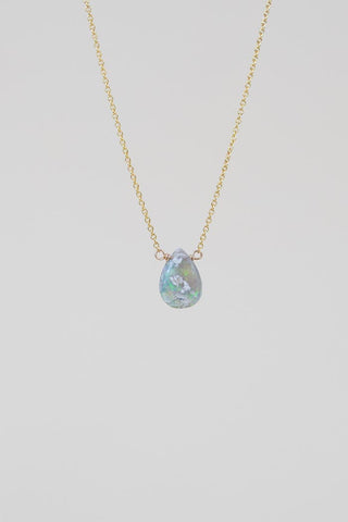 Single Stone Necklace - Australian Opal