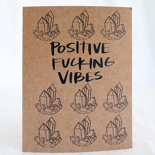 Card - Positive Vibes Crystals
