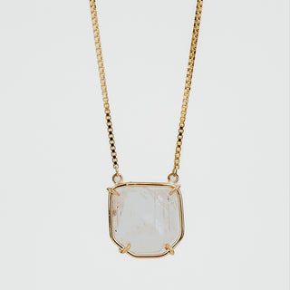 Quartz Gemstone Necklace Danburite