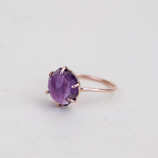 Prongset Gemstone Ring - Amethyst