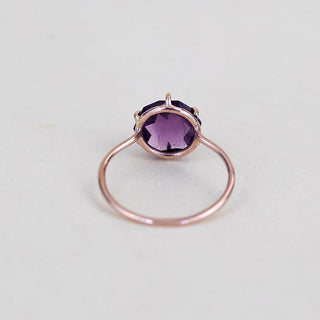 Prongset Gemstone Ring - Amethyst