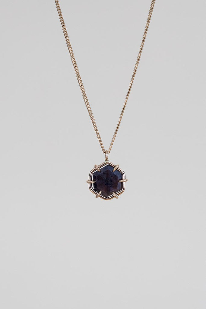 Trapiche Sapphire Necklace