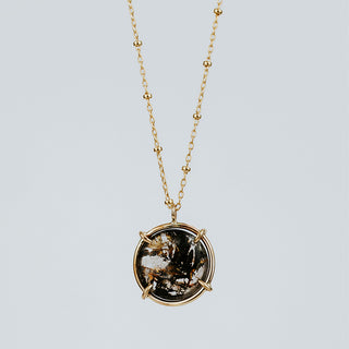Crystal Ball Necklace - Dendritic Agate