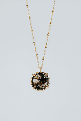 Crystal Ball Necklace - Dendritic Agate