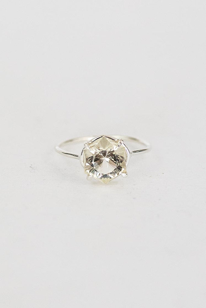 Diamond Sunstone Ring
