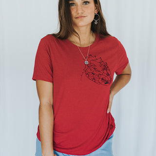 Mainstage Tee - Garden Heart