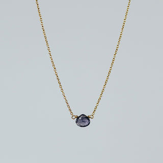 Single Stone Necklace - Tanzanite