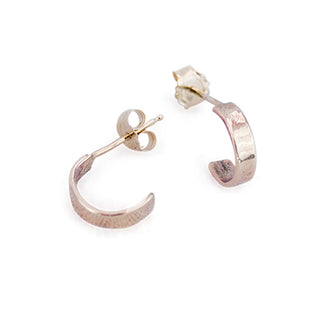 wings hawaii cuff hoop stud earrings minimal sterling silver 14 karat yellow gold jewelry