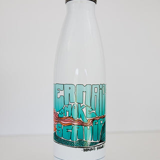 Stainless Steel Water Bottle - Smoke Seaweed