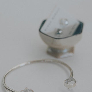 Herkimer Diamond Crystal Cuff