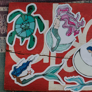 Honu Sticker - Dark Green