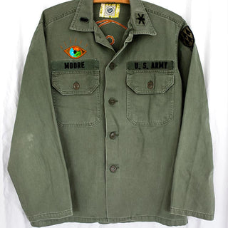 Vintage Army Fatigue Jacket - Yin Yang