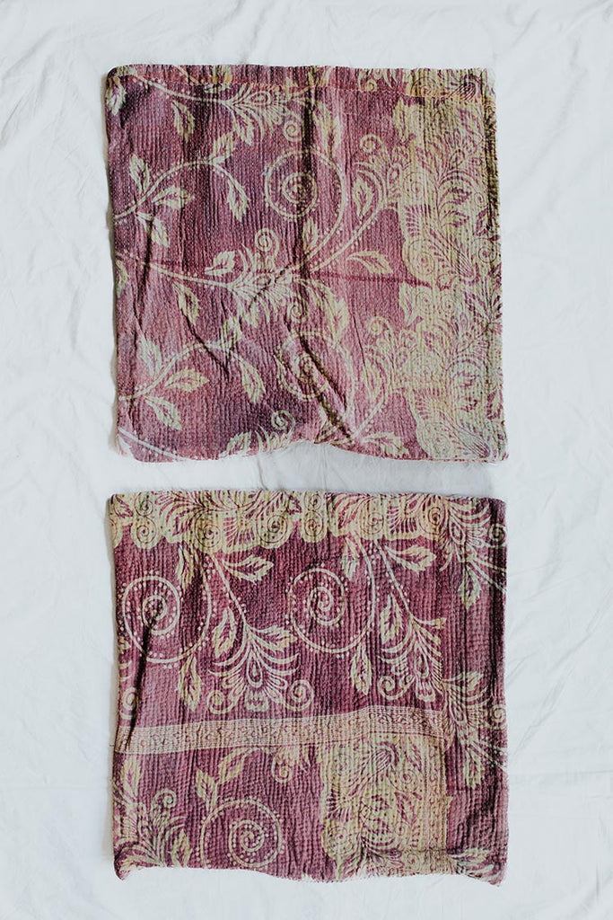 Vintage Kantha Pillow Case
