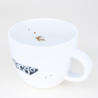 virgo mermaid zodiac ceramic mug black and white wings hawaii