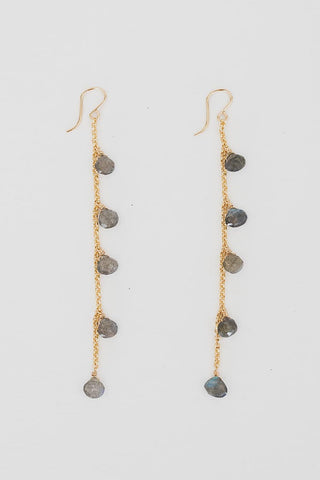 Waterfall Earrings - Labradorite