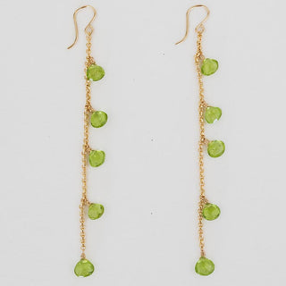 Waterfall Earrings - Peridot