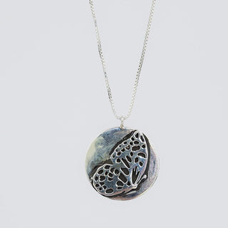 Sterling Silver Wings Necklace Made on Maui
